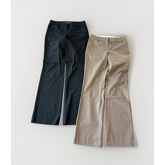 Express Editor Dress Pants Lot Size 4L Black Brown - Picture 1 of 7